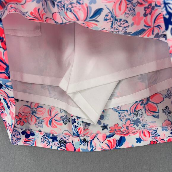 LILLY PULITZER Jonas High Waist Skort Womens 8 Resort White Party Like a Lobstar - Picture 10 of 16